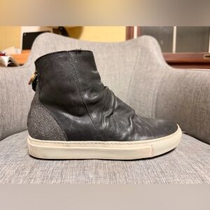 Baker & Fiorentini Brody-Bi Bolt Ankle Boot Sneaker Black Leather